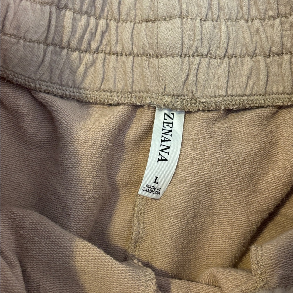 Zenana Outfitters Taupe Lounge Set - Picture 3 of 7